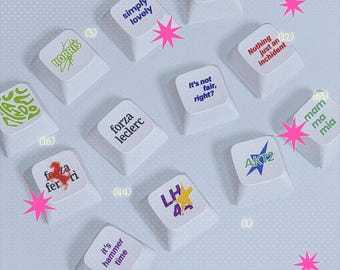 F1 Driver Keycaps (2 Pieces)