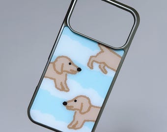 Blonde Dachshund Leo iPhone Case (Bumper)
