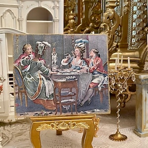 Miniature Art Board, Dollhouse Miniatures, Miniatures, Miniature Art, One Twelfth Scale