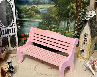Generic Banc en Bois Miniature pour Maison de Poupée, Jouet échelle 1:12, Ensemble de Jeu Durable et Non Toxique pour Enfants, Blanc et Marron, 12x5.2x5.7cm (Brown Generic Banc en Bois Miniature pour Maison de Poupée, Jouet échelle 1:12, Ensemble de Jeu Durable et Non Toxique pour Enfants, Blanc et Marron, 12x5.2x5.7cm (Brown