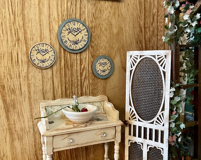 Dollhouse Miniature Wall Accessories Minikit From Chrysnbon - Etsy