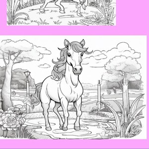 Coloring pages for children, DIY, coloring pages for girls, digital download