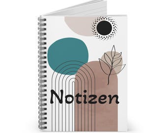 Notebook, DIY, notebook, boho design, DIN A5
