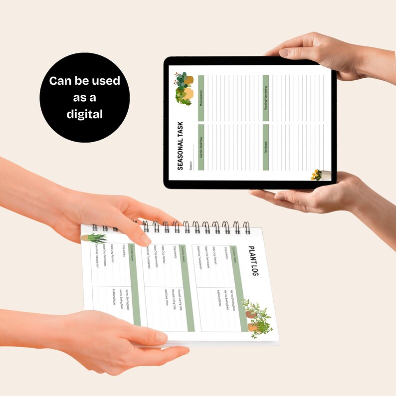 Printable Garden Planner for Homemakers: Seed, Harvest, Expense Tracker ...