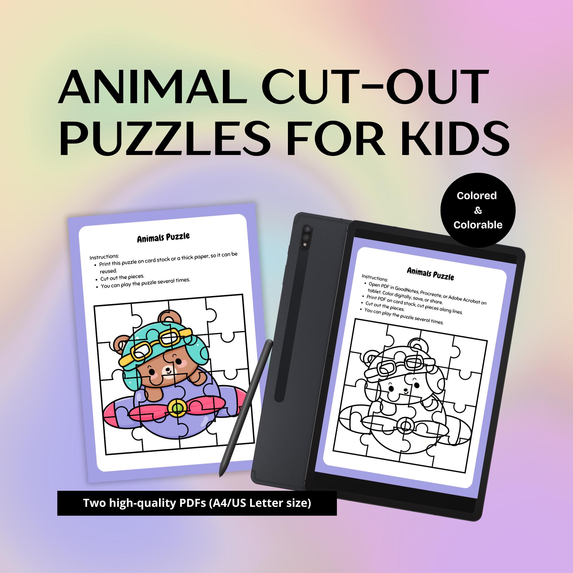 Puzzle ritagliabile stampabile Italia