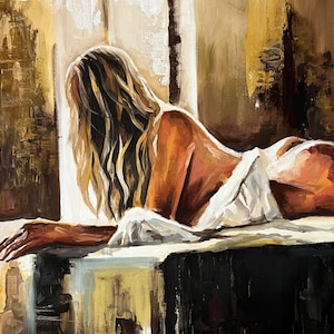Ölbild,Frau Akt,Frau,akt,Original,Portrait,Antiquität,junge Dame,bild,Kunst,Leinwand,bild,bild,Kunst,zum kaufen, Bild, download