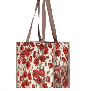 Poppy Shopper Bag Signature Vintage Ladies Tote Bag