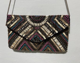 Clutch Carteras De Mano Esfera Bolso Sfera Bolso Caja Multicolor