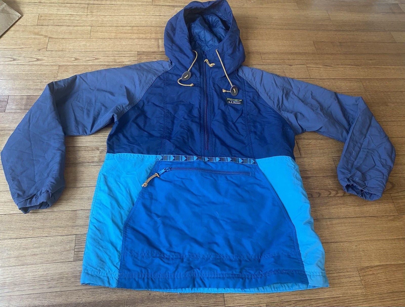 ジャケット・アウター 90s LLBean nylon anorak parka used Vintage LL Bean Jacket Womens XS Teal Blue Anorak Parka