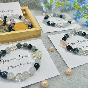 10mm random colorGlazed bead,healing bracelet,Christmas gift