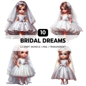 10 Bridal Dreams PNG, Wedding PNG, Wedding Clipart, Wedding Bundle, Wedding Digital, Wedding Illustration, Wedding DIY, Digital Download