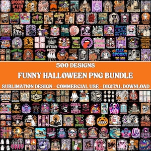 Funny Halloween PNG Bundle, Retro Spooky Shirt, Sarcastic Quotes, Adult Humor Sublimation, Digital Download