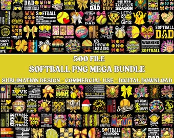 Más de 500 PNG de sóftbol, diseños de lazos de mamá coqueta, imágenes prediseñadas del día del juego, uso comercial