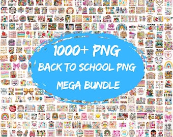 Pacote Mega com mais de 1000 imagens PNG para a Volta às Aulas, incluindo o ícone "Bruh We Back" (Download Digital)