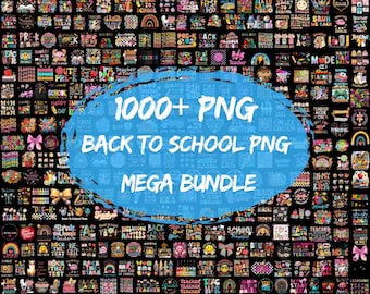 Paquete PNG de regreso a clases, diseños preescolares, sublimación preppy, gráficos para el primer día, descarga digital