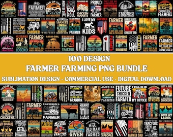 100+ Farmer Farming PNG Bundle, Farmer Quotes, Animal Farm, Agriculture, Digital File