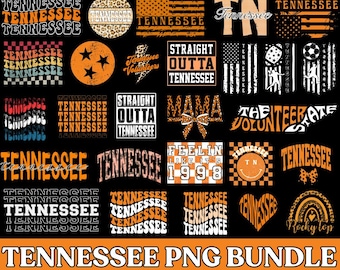 Tennessee Pride PNG Bundle: Retro Nashville Designs (Digital Download)