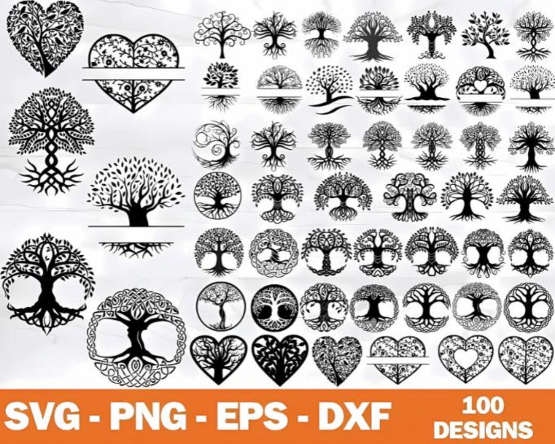 Tree of Life SVG Bundle, Celtic Clipart Cut Files (digital Download) - Etsy