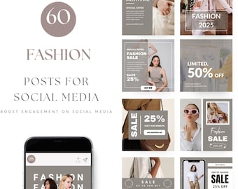 Mallar för Instagram-inlägg med mode: Canva-design för sociala medier (60)