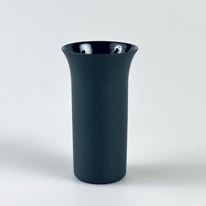 Jarrón Rosenthal Tapio Wirkkala Porzellan negro studio-linie
