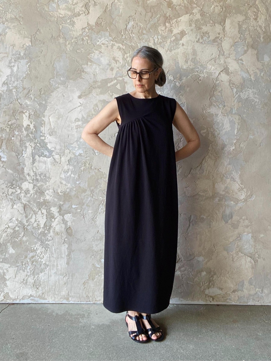 Side Embellished Drape Dress main image 0