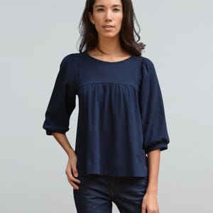 Mari Top, Hängerchen Top, Swing Top, Frauen Top, Baumwolle Jersey, Modern Style- made to order