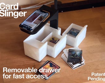 card slinger pokemon Amazon.com: Card Slinger for TCG & MTG | Sports Card Scanner & Trading Card  Scanner Holder Stand main image 0