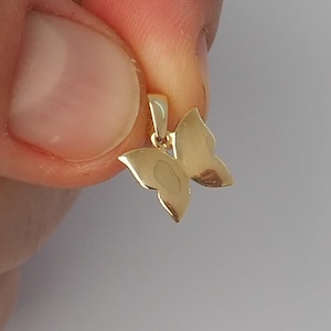 14k Butterfly Necklace, Animal Jewelry, Everyday Fine Jewelry, Gift for Her, 14k Butterfly Charm, 14k Gold Jewelry, 14k Gold Jewelry Gift