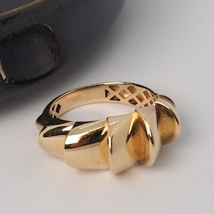 14k Solid Gold Ring, 14k Womans Rings, Statement Rings, Stackable Rings, Womans Rings, 14k Rings, 14k Gold Jewelry, 14k Golf Jewelry Gift