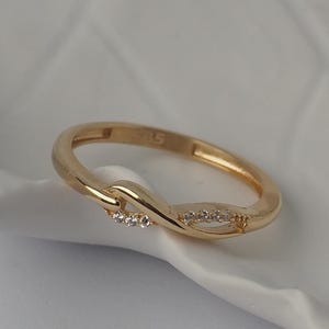 14k Solid Gold Ring, 14k Womans Rings, Statement Rings, Stackable Rings, Womans Rings, 14k Rings, 14k Gold Jewelry, 14k Golf Jewelry Gift