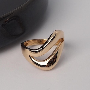14k Solid Gold Ring, 14k Womans Rings, Statement Rings, Stackable Rings, Womans Rings, 14k Rings, 14k Gold Jewelry, 14k Golf Jewelry Gift