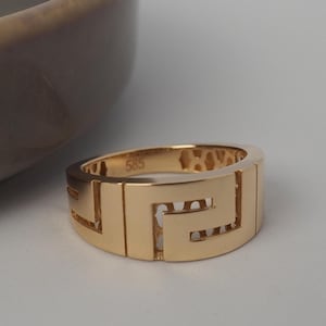 14k Solid Gold Ring, 14k Womans Rings, Statement Rings, Stackable Rings, Womans Rings, 14k Rings, 14k Gold Jewelry, 14k Golf Jewelry Gift