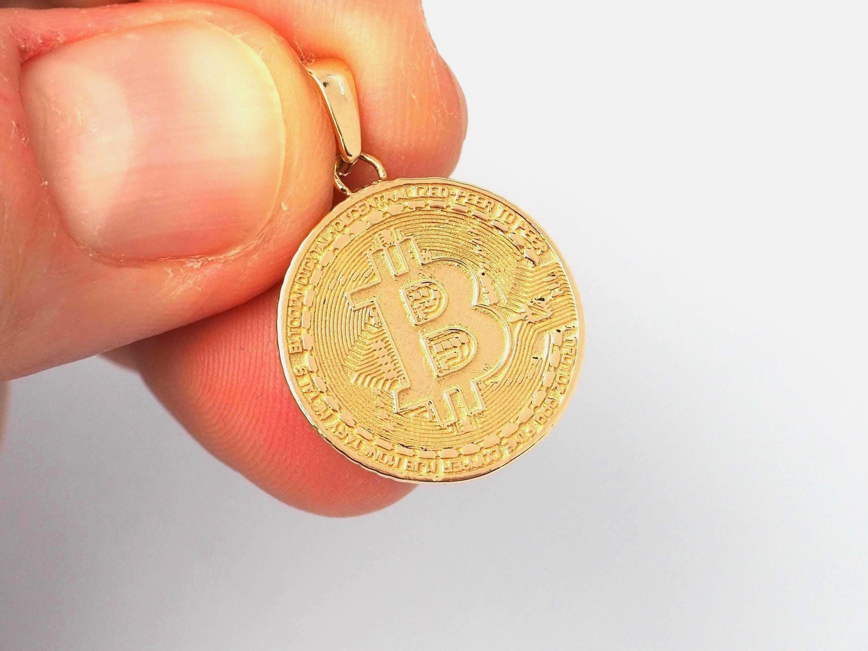 希少　24金　ビット　
★ Bitcoin gold coin 24k - Etsy 日本
