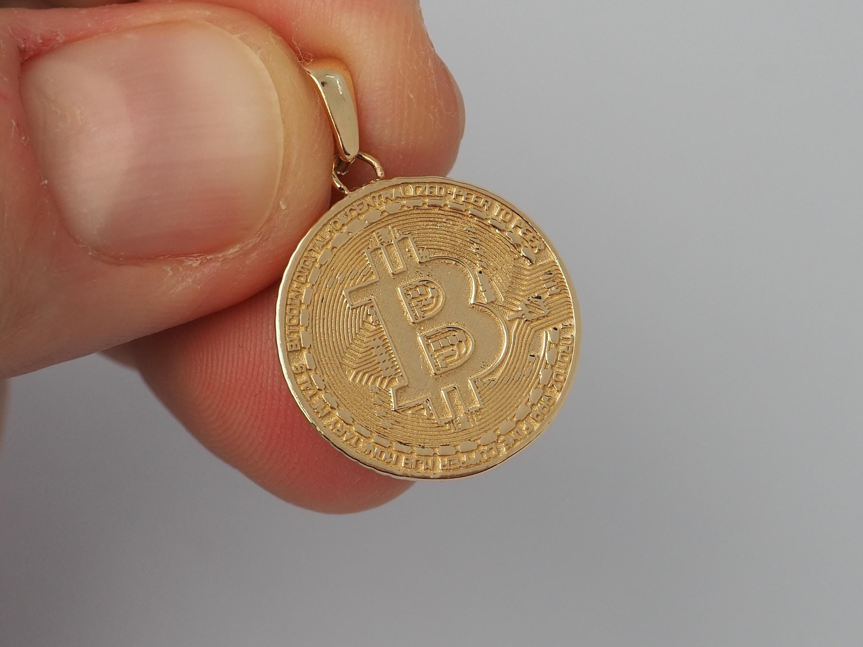 Bitcoin Gold Coin 24k - Etsy