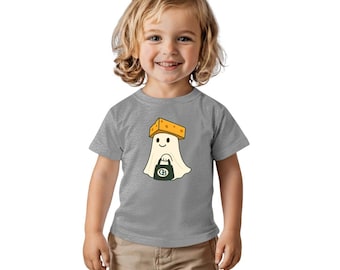 Camiseta de fantasma de Halloween, camiseta de fútbol de Green Bay para niños pequeños, camiseta de fútbol de los Packers, regalo deportivo para niños, atuendo para el día del juego.