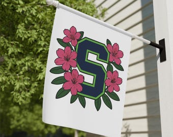 Bandera floral de fútbol americano de Seattle, bandera de los Seahawks, pancarta azul marino y verde para el día del partido, pancarta para el tailgating de los Seattle Seahawks, para amantes del fútbol americano
