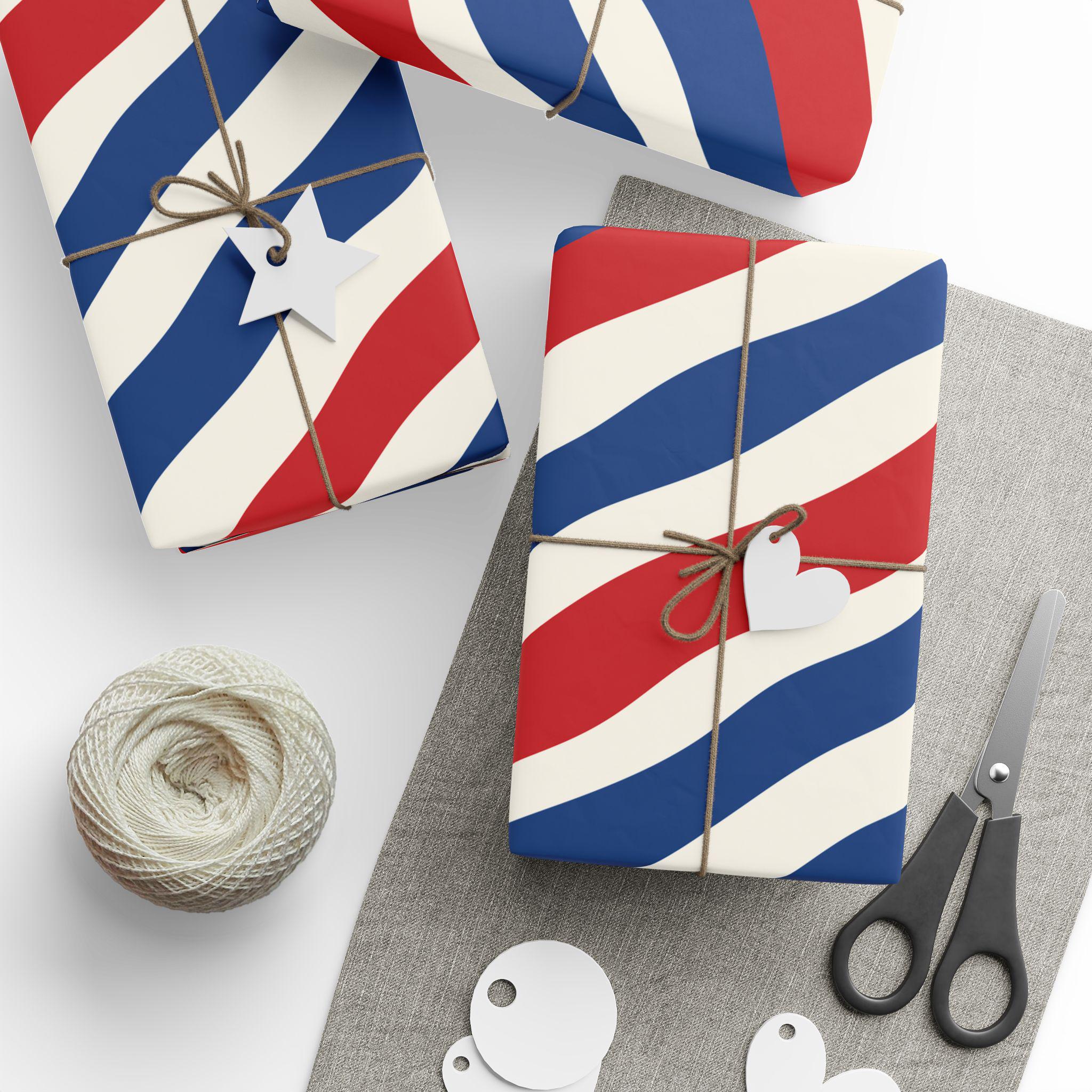 Discover Buffalo Football Wrapping Paper, Sports Football Fan Birthday or Holiday Wrapping, Christmas Gifts, Xmas Wrapping Paper