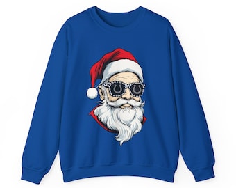 Indianapolis Football Santa Sunglasses Sweatshirt, Colts Christmas, Christmas Pullover, Christmas Crewneck, Indianapolis Cozy Shirt,
