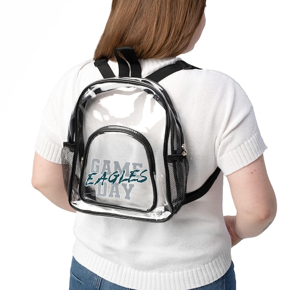 GAME DAY Philadelphia Football Clear Stadium Bag, Eagles  display picture 1