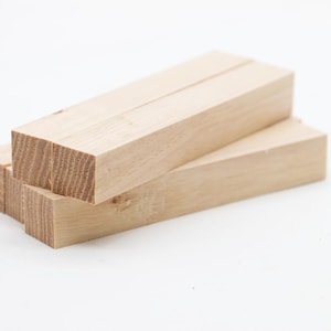 Hickory Wood Pen Blanks Variety Pack - 5 Pack Pen Blanks for Pen Makers & Pen Making