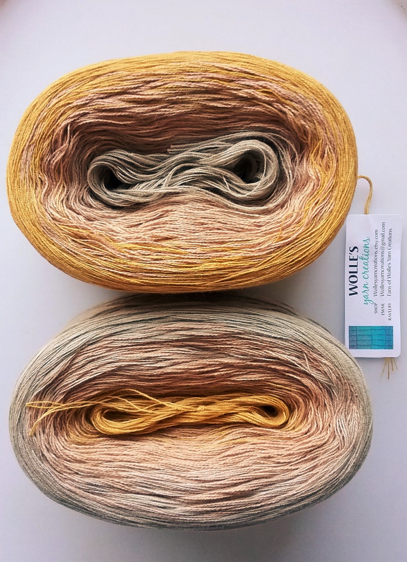 SAFFRON Color Changing Cotton Yarn 480 Yards/100 Gr Etsy