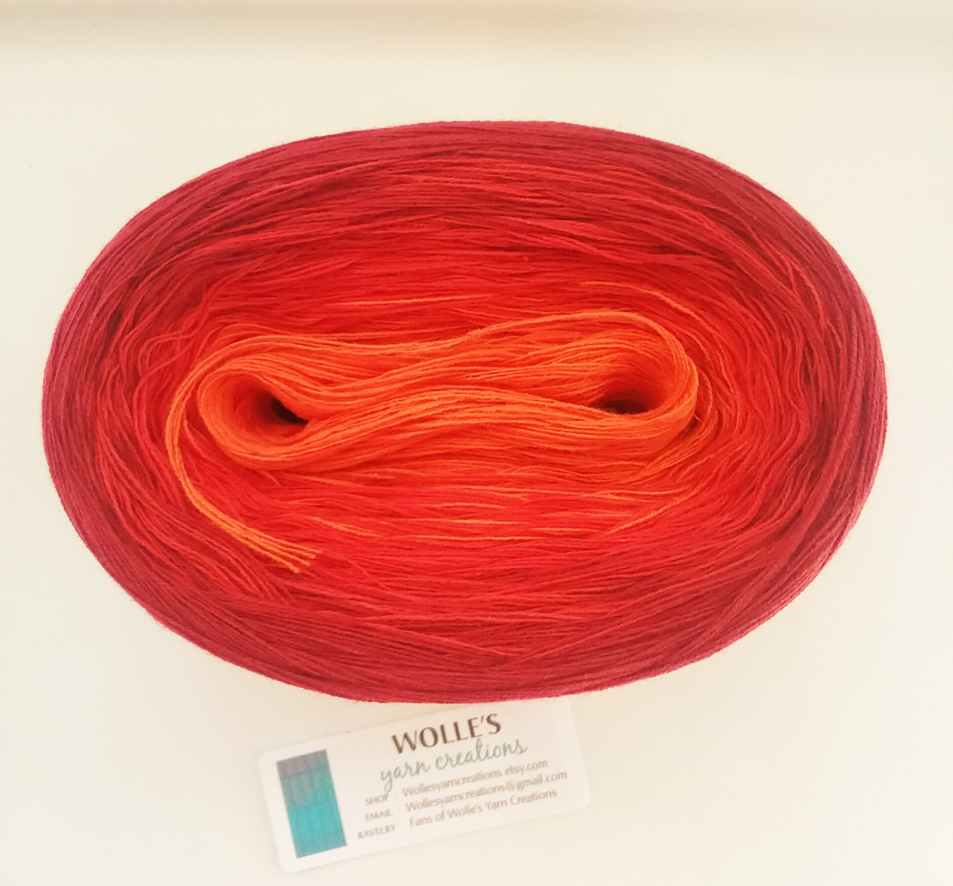 CORAL Color Changing Cotton yarn 480 yards/100 gr Etsy