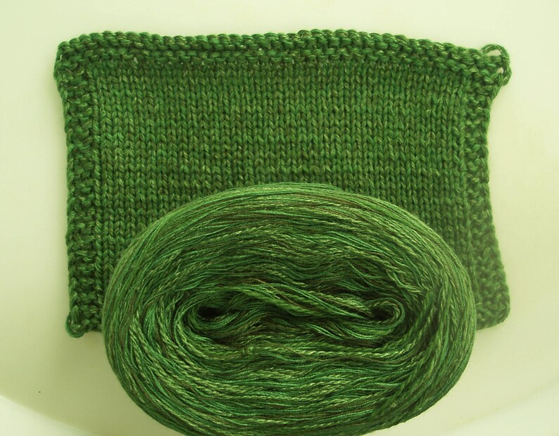 Download 100 gr 240 yards GREEN SILK Heather SilkCottonMerino yarn DK Weight Sewing & Fiber Craft ...