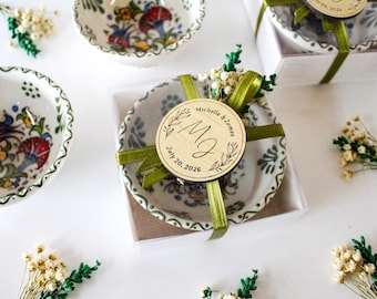 Recuerdos de boda estilo bohemio: cuencos de cerámica hechos a mano, regalos personalizados al por mayor.