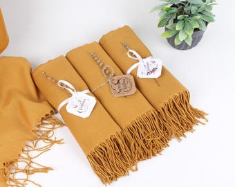 Xale de Pashmina de Algodão de Natal: Cachecol de Natal Personalizado