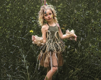 Scarecrow Costume, Wizard of Oz Inspired Costume, Girls Scarecrow Costume, Girls Halloween, Halloween Costume, Scarecrow, Pageant Wear, OOC