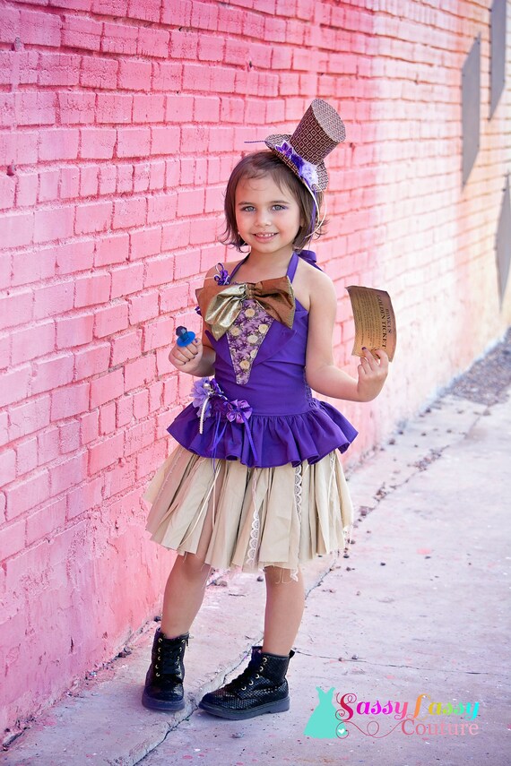 Party city willy wonka costume top