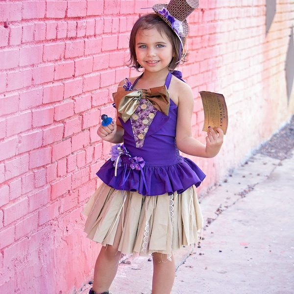 Willie Wonka Inspired Costume, Charlie Chocolate Factory Costume, Chocolate Girl Costume, Halloween Costume, Girls Halloween, Candy Dress