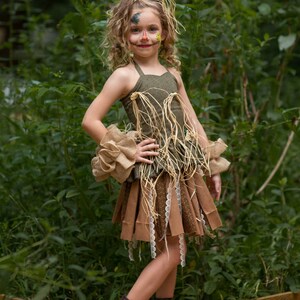 Scarecrow Costume Wizard of Oz Inspired Costume Girls - Etsy