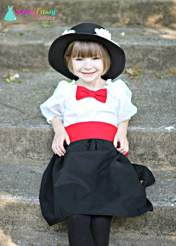Mary Poppins Costume, Mary Poppins Dress, Mary Poppins, Girls Halloween, Mary  Poppins Inspired, Pageant Wear, Mary Costume, Kids Costume -  Italia